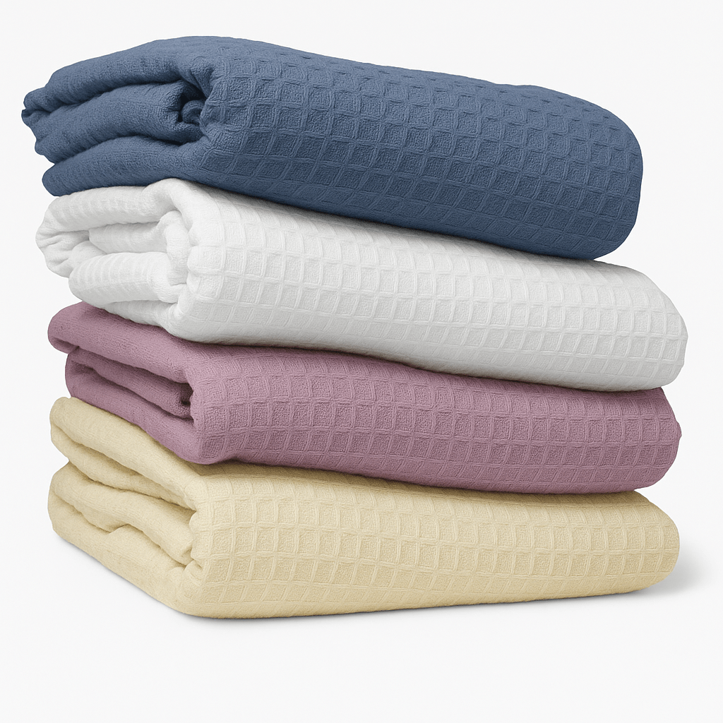 HoneyGuard 100% Cotton Honeycomb Thermal Blankets