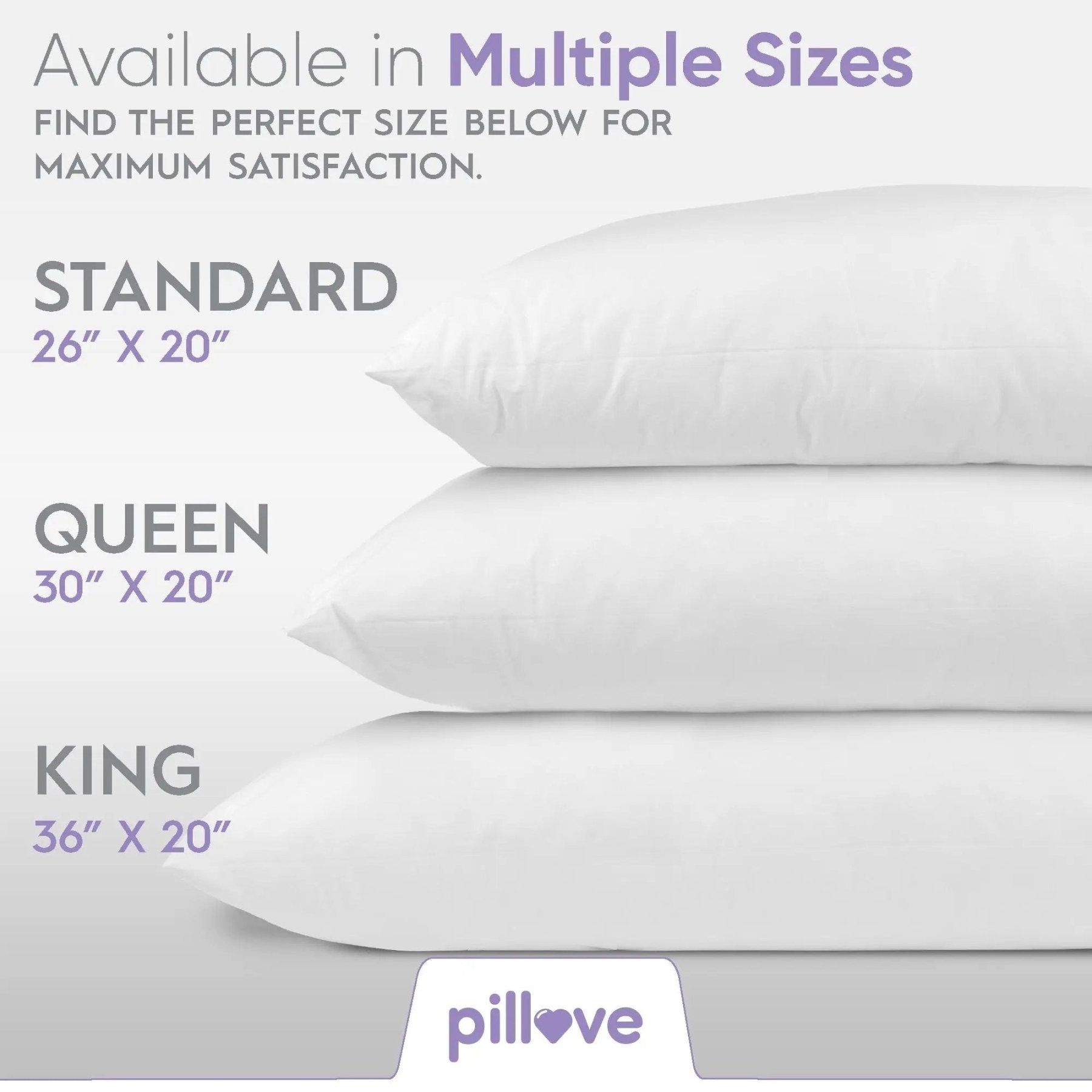 Case of Pillove Sleeping Pillow (Set of 12) - The Linen Factory Wholesale