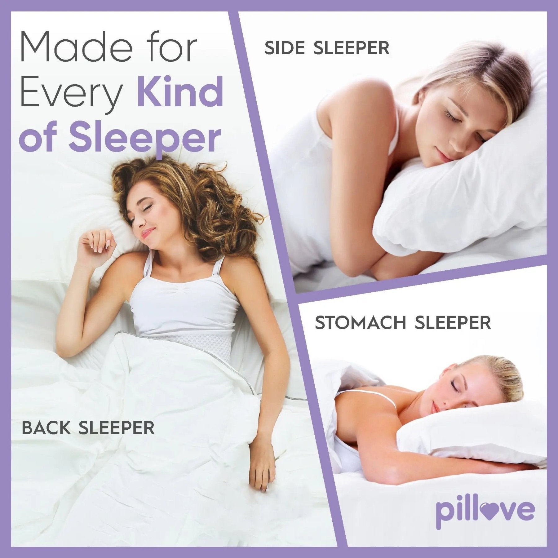Case of Pillove Sleeping Pillow (Set of 12) - The Linen Factory Wholesale