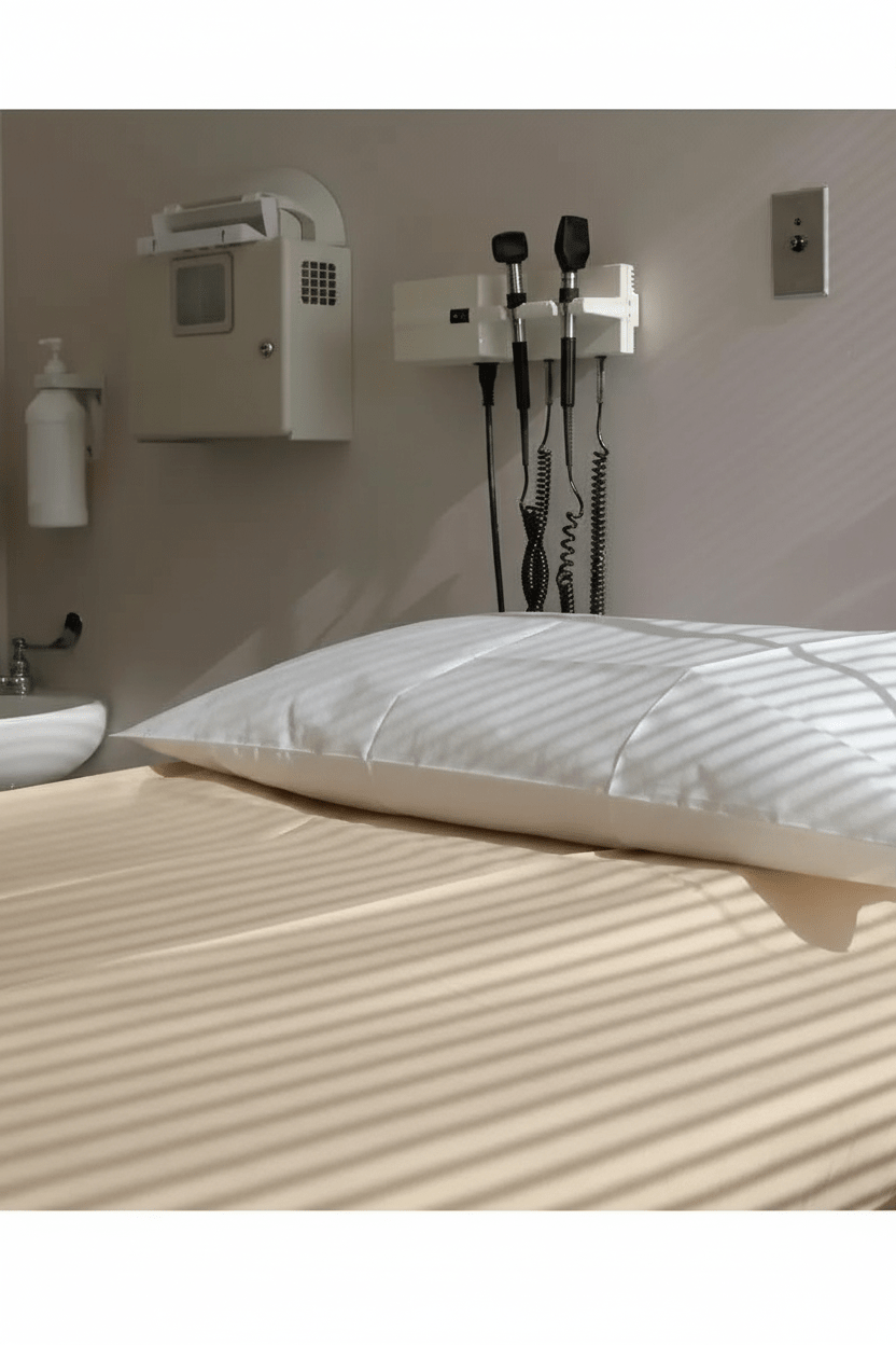 Premium Healthcare Flat Sheet – T180 Cotton Blend (Dozen) | The Linen Factory | Wholesale
