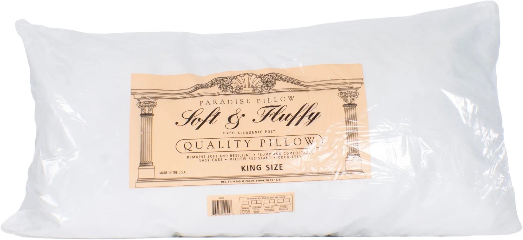 Case of Soft & Fluffy Microfiber Sleeping Pillow - The Linen Factory Wholesale