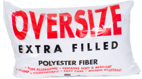 oversize extra filled polyester filled pillow