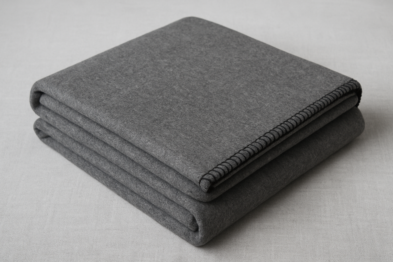 Durable Wool Blend Blanket in Grey – Designed for High-Volume Use (Case of 15)