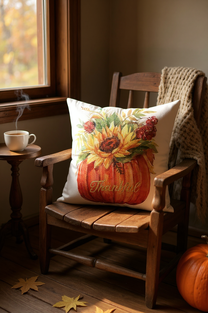 Decorative pillows for Harvest Season ( Case of 12 Pillows)