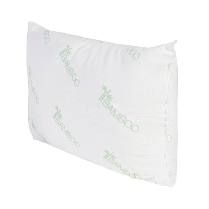 Case of Bamboo Knit Fabric Shredded Memory Foam Pillow - The Linen Factory Wholesale