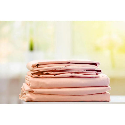 Premiere Collection Fitted Sheet (Case of 6)  Dusty Rose / King - 78" x 80" x 12"