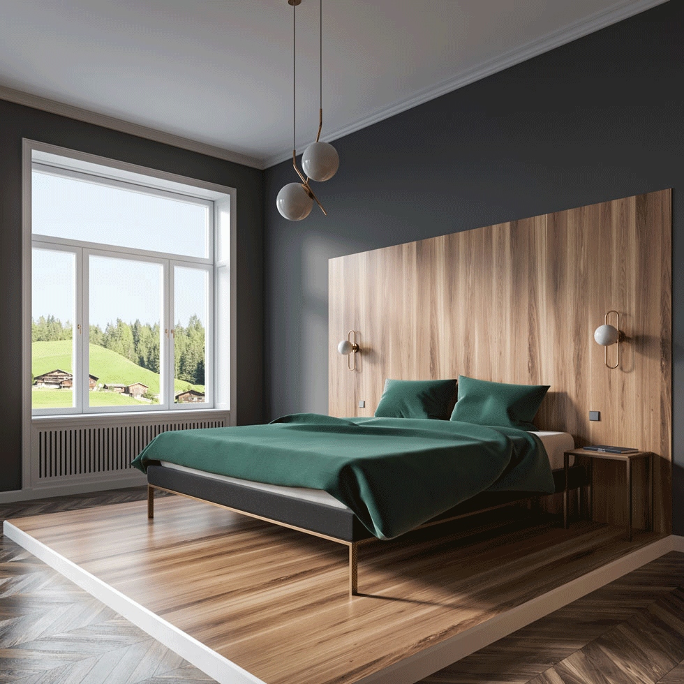 Premiere Collection Flat Sheet (Case of 6)  Hunter Green / King - 108" x 115"