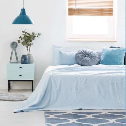 Premiere Collection Duvet Cover (Case of 6)  Light Blue / King - 106" x 86"