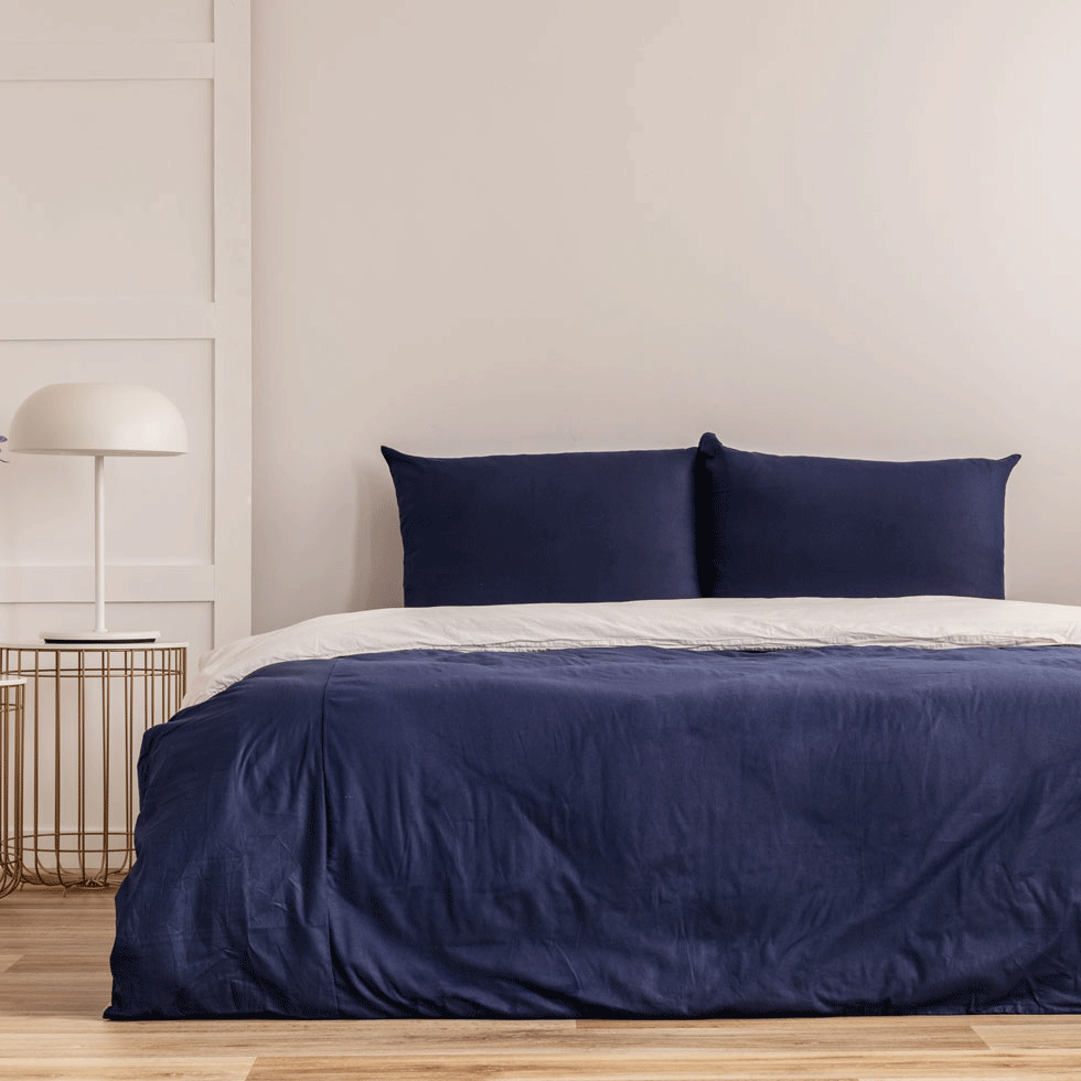 Choice Collection Duvet Cover (Case of 6)  Navy Blue / King - 106" x 86"