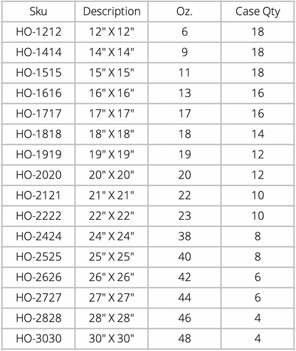 Square Synthentic Filled Pillow Inserts