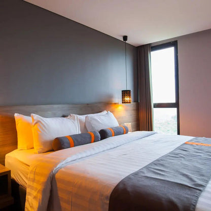 Case of Neck Roll/Bolster Synthetitc Filled Pillow Inserts - The Linen Factory Wholesale